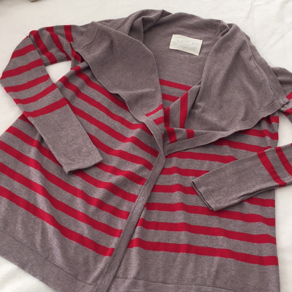 LOFT lounge long open cardigan